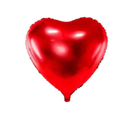 45cm Shape Heart Red Foil Balloon #25PDFB9M007 - Each (Pkgd.)