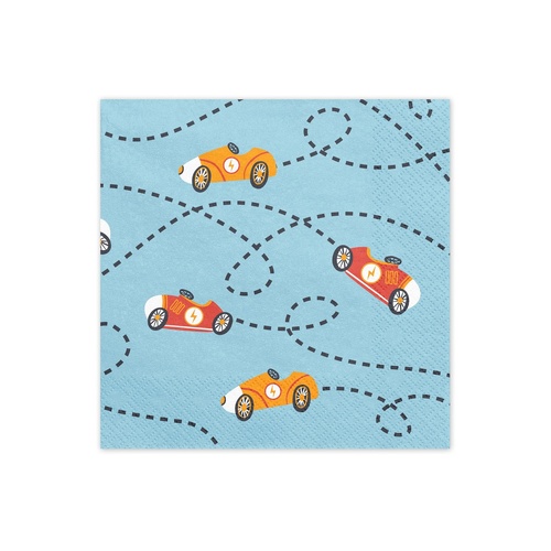 Napkin Paper Cars 33cm #25SP3396 - Pack of 12 TEMPORARILY UNAVAILABLE 