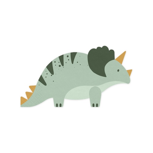 Napkin Paper Triceratops 18cm #25SPK35 - Pack of 12