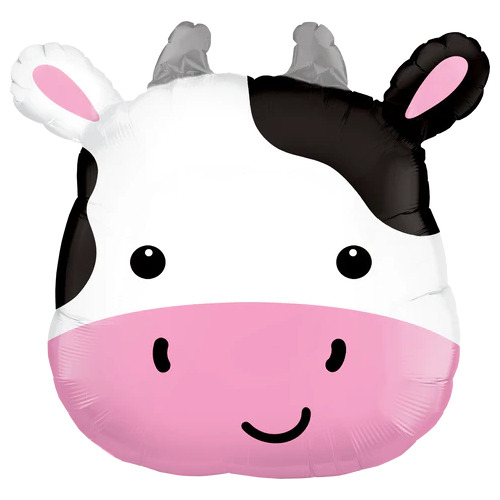 71cm Shape Foil Cute Holstein Cow #26540 - Each (Pkgd.) 