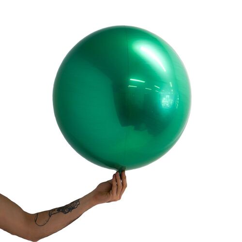 Loon Balls Metallic Green 51cm Balloons #287926 - Each (Pkgd)