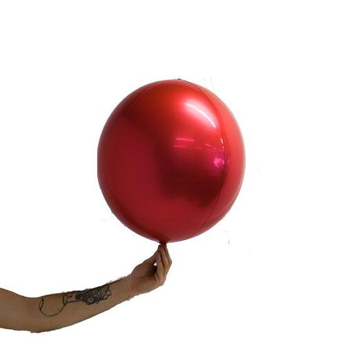 Loon Balls Metallic Red 35cm Balloons #288024 - Each (Pkgd)  TEMPORARILY UNAVAILABLE