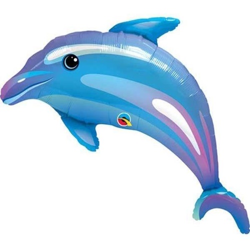 105cm Shape Foil Delightful Dolphin #29338 - Each (Pkgd.) 