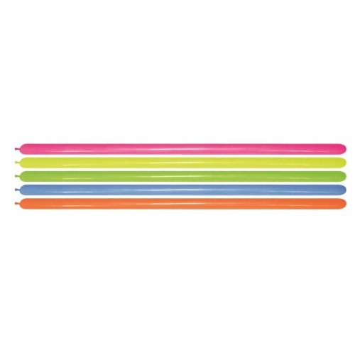 260s Neon Assorted Sempertex Plain Latex #30206105 - Pack of 100 