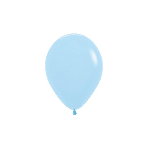 12cm Pastel Matte Blue Sempertex Latex Balloons #30206343 - Pack of 100 