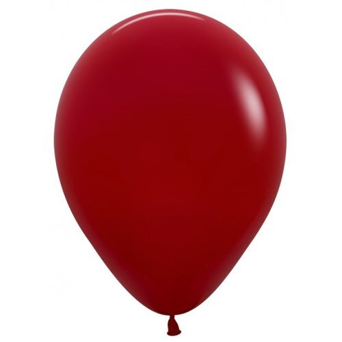 12cm Fashion Imperial Red Sempertex Latex Balloons #30206349 - Pack of 100