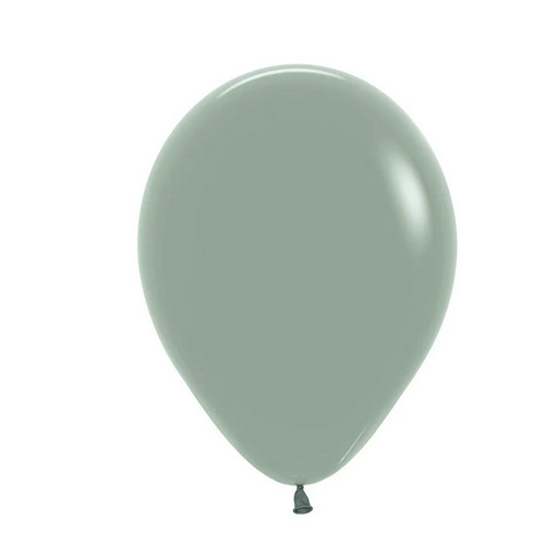 30cm Round Pastel Dusk Green Decrotex Plain Latex #30206440 - Pack of 100