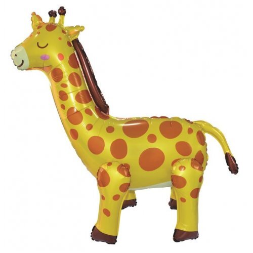 60cm Standing Airz Shape Giraffe Foil Balloon #30211217 - Each (Pkgd.)
