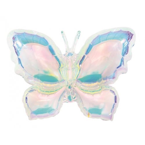 100cm Shape Butterfly Iridescent Air Fill ONLY #30211259 - Each (Pkgd.)