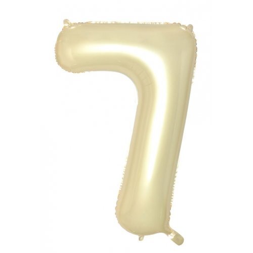86cm Number 7 Luxe Gold Foil Balloon #30213687 - Each (Pkgd.)