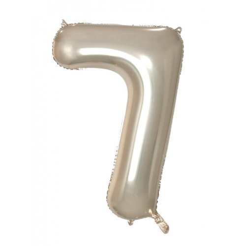 86cm Number 7 Champagne Foil Balloon #30213697 - Each (Pkgd.)
