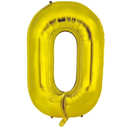 86cm Letter O Gold Foil Balloon #30213954 - Each (Pkgd.) 