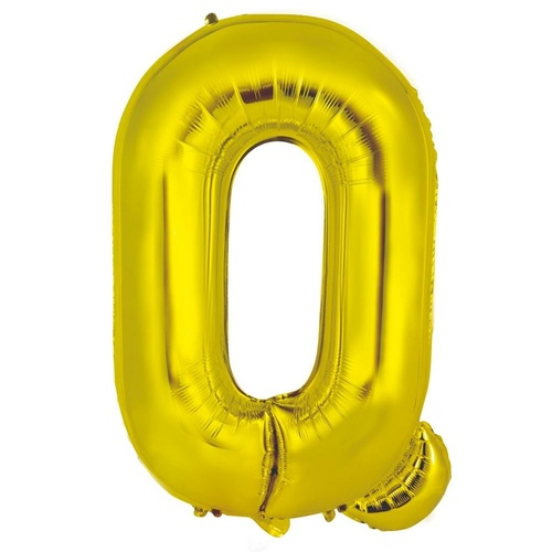 86cm Letter Q Gold Foil Balloon #30213956 - Each (Pkgd.)