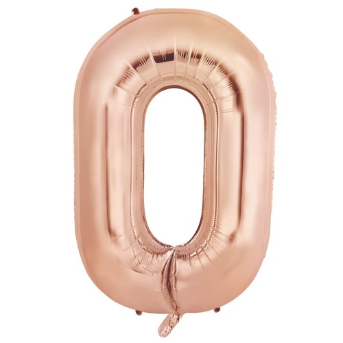 86cm Letter O Rose Gold Foil Balloon #30213984 - Each (Pkgd.) 
