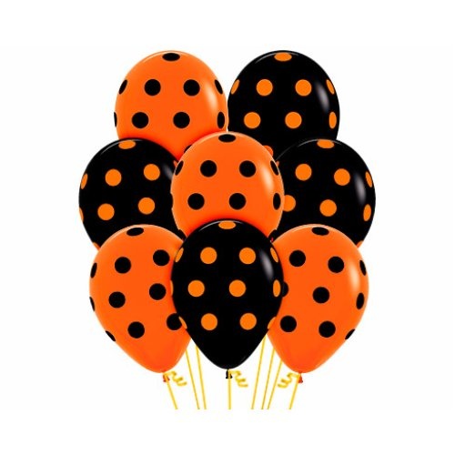 30cm Round Polka Dots Sempertex Latex #30222179 - Pack of 50