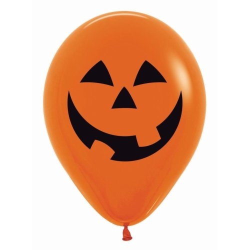 30cm Round Orange Pumpkin Sempertex Latex #30222217 - Pack of 50