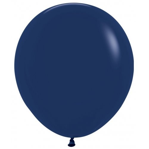 46cm Fashion Navy Blue Sempertex Latex Balloons #30222621 - Pack of 25 