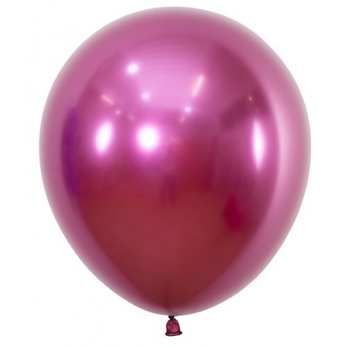 46cm Round Reflex Fuchsia Decrotex Plain Latex #30222648 - Pack of 25