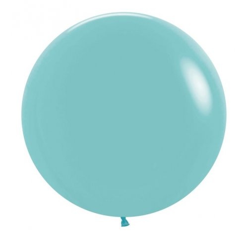 60cm Round Fashion Aquamarine Decrotex Plain Latex #30222661 - Pack of 3 