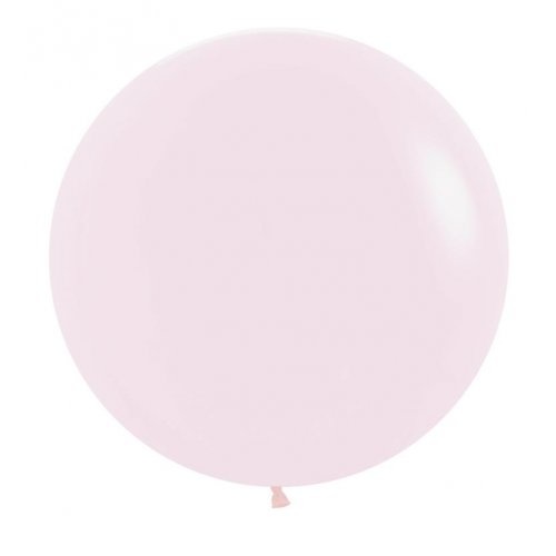 60cm Round Matte Pastel Pink Decrotex Plain Latex #30222681 - Pack of 3