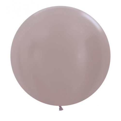 60cm Round Satin Greige Decrotex Plain Latex #30222691 - Pack of 3