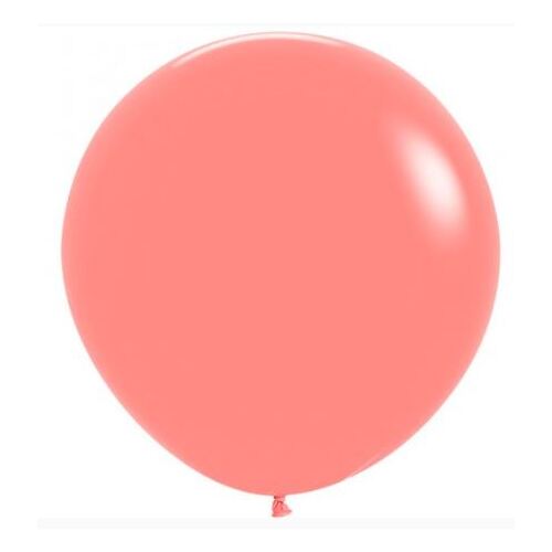 60cm Fashion Tropical Coral Sempertex Latex Balloons #30222823 - Pack of 3