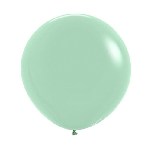 60cm Pastel Dusk Green Tea Sempertex Latex Balloons #30222830 - Pack of 3