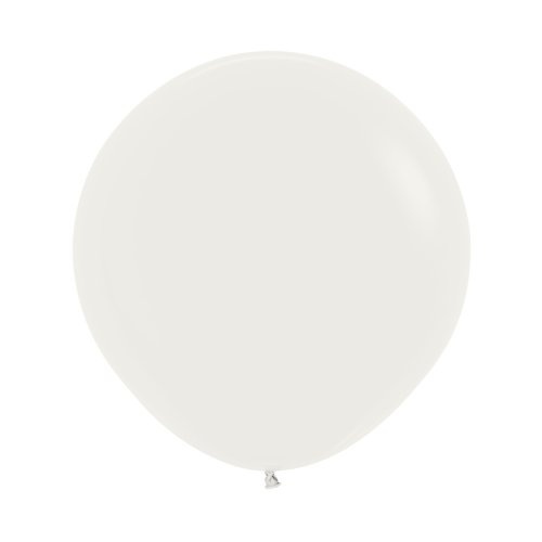 60cm Fashion Almond White Decrotex Latex Balloons #30222838 - Pack of 3