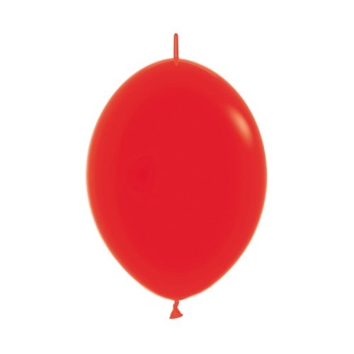 15cm Fashion Red Link-O-Loons Latex Balloons #30223004 - Pack of 50 TEMPORARILY UNAVAILABLE