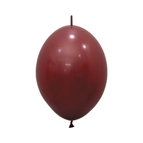 30cm Fashion Merlot Link-O-Loons Latex Balloons #30223106 - Pack of 50