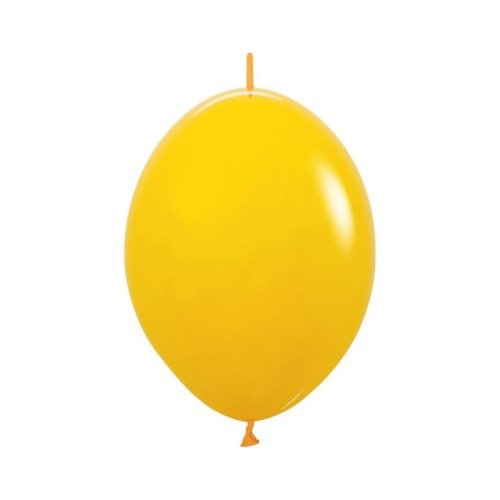 30cm Fashion Honey Yellow Link-O-Loons Latex Balloons #30223108 - Pack of 50