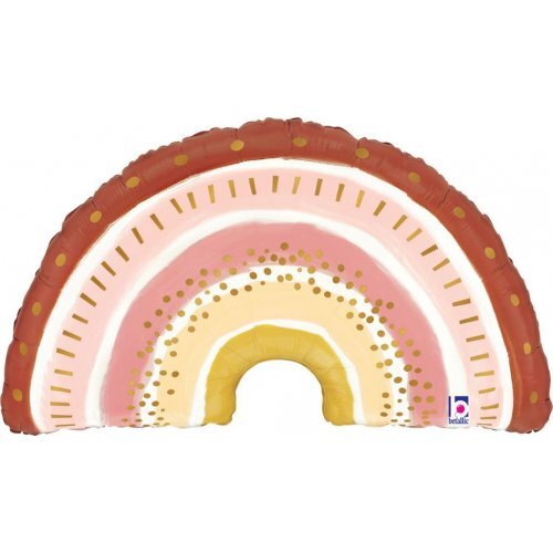 91cm Shape Boho Rainbow Foil #30G25166 - Each (Pkgd.) 