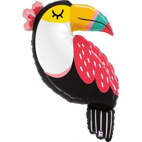 101cm Summer Toucan Foil Balloon #30G25189P - Each (Pkgd.)