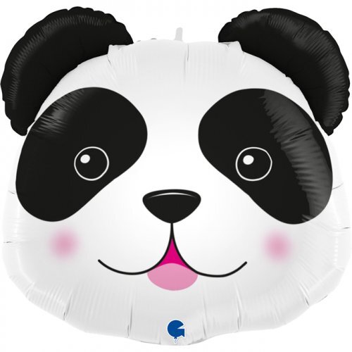 74cm Shape Foil Panda Head #30G72013 - Each (Pkgd.)