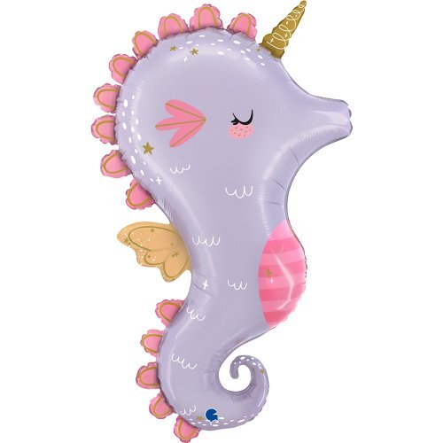 106cm Shape Magical Seahorse Foil Balloon #30G72196P - Each (Pkgd.)