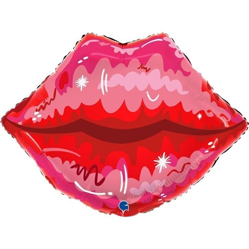 Shape Lips 56cm Foil Balloon #30G72203 - Each (Pkgd.) 
