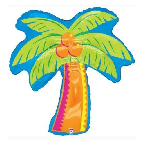 78cm Shape Tropical Palm Tree Foil Balloon #30G85329P - Each (Pkgd.) TEMPORARILY UNAVAILABLE