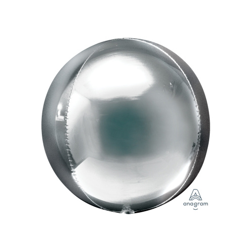 Orbz Silver Foil Balloon 40cm #4028201 - Each (Pkgd.)