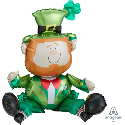 55cm Leprechaun Sitting Multi-Balloon #4028313 - Each (Pkgd.) SOLD OUT 2024