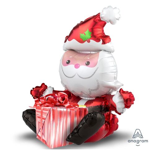 53cm Santa Sitting Multi-Balloon #4033987 - Each (Pkgd.) 