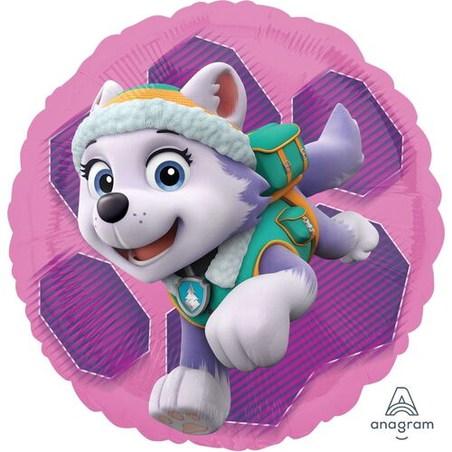 45cm Round Licensed Paw Patrol Syke & Everest Foil Balloon #4034088 - Each (Pkgd.)