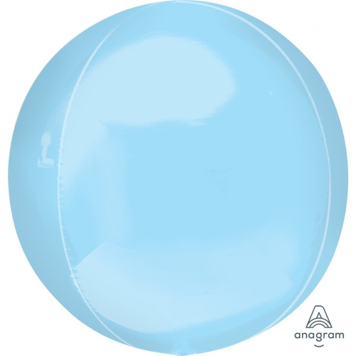 Orbz Pastel Blue Foil Balloon 40cm #4039111 - Each (Pkgd.) TEMPORARILY UNAVAILABLE