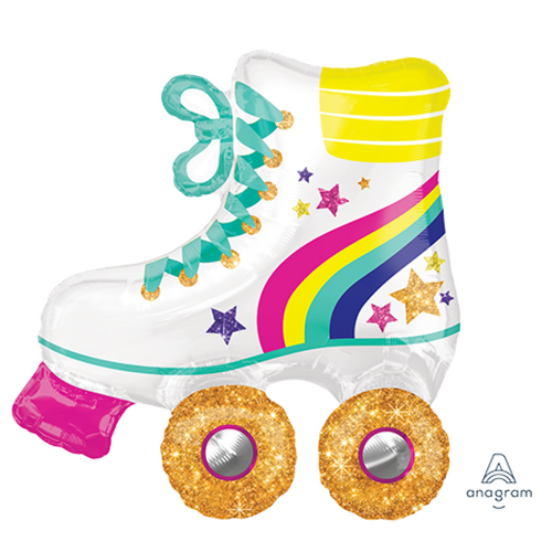 76cm SuperShape Roller Skate Foil Balloon #4039602 - Each (pkgd.) 