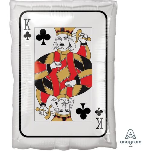 43cm Shape Roll the Dice King and Ace Foil Balloon #4039705 - Each (Pkgd.)