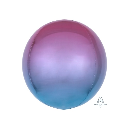 Ombre Orbz Purple & Blue Foil Balloon 40cm #4039852 - Each (Pkgd.) 