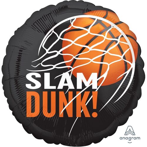 45cm Nothin But Net Basketball Foil Balloon #4039945 - Each (Pkgd)