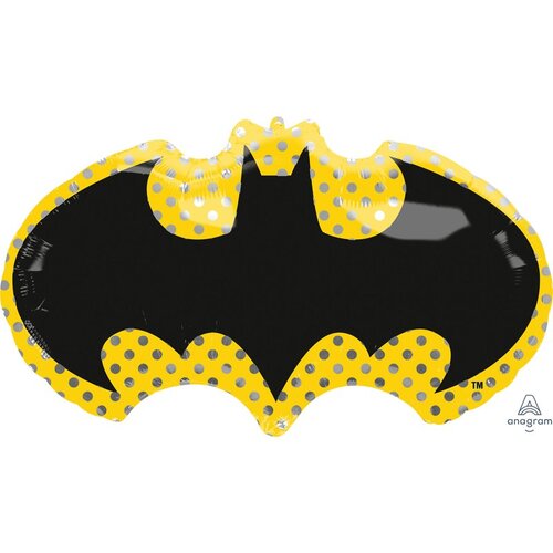 76cm Licensed SuperShape Batman Symbol Foil Balloon #4040715 - Each (Pkgd.)