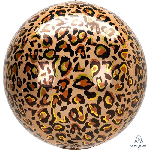 Orbz Leopard Print Foil Balloon 40cm #4042109 - Each (Pkgd.)