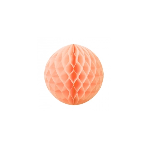Paper Party Honeycomb Ball Peach 25cm #405209PH - Each (Pkgd.) 