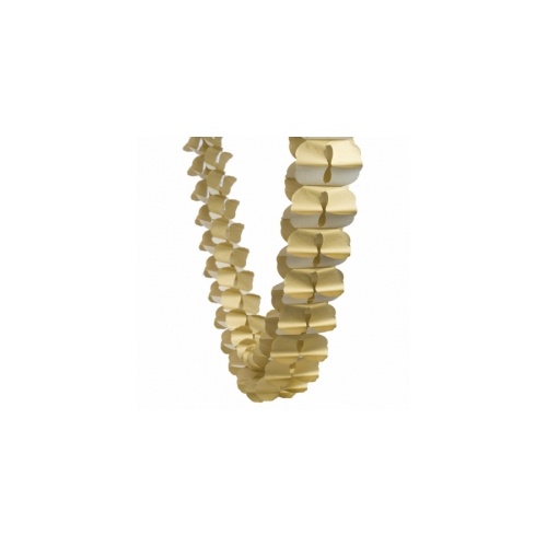 Paper Party Honeycomb Garland Metallic Gold 4m #405215G - Each (Pkgd.) 